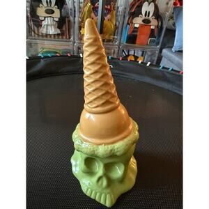 Homegoods Halloween Green Skull Ice Cream Cone